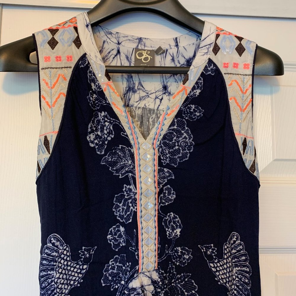 Anthropologie tunic tank top, S